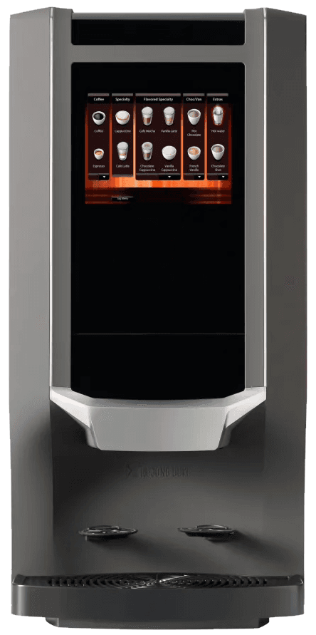De Jong Duke Zia high-capacity bean-to-cup coffee machine